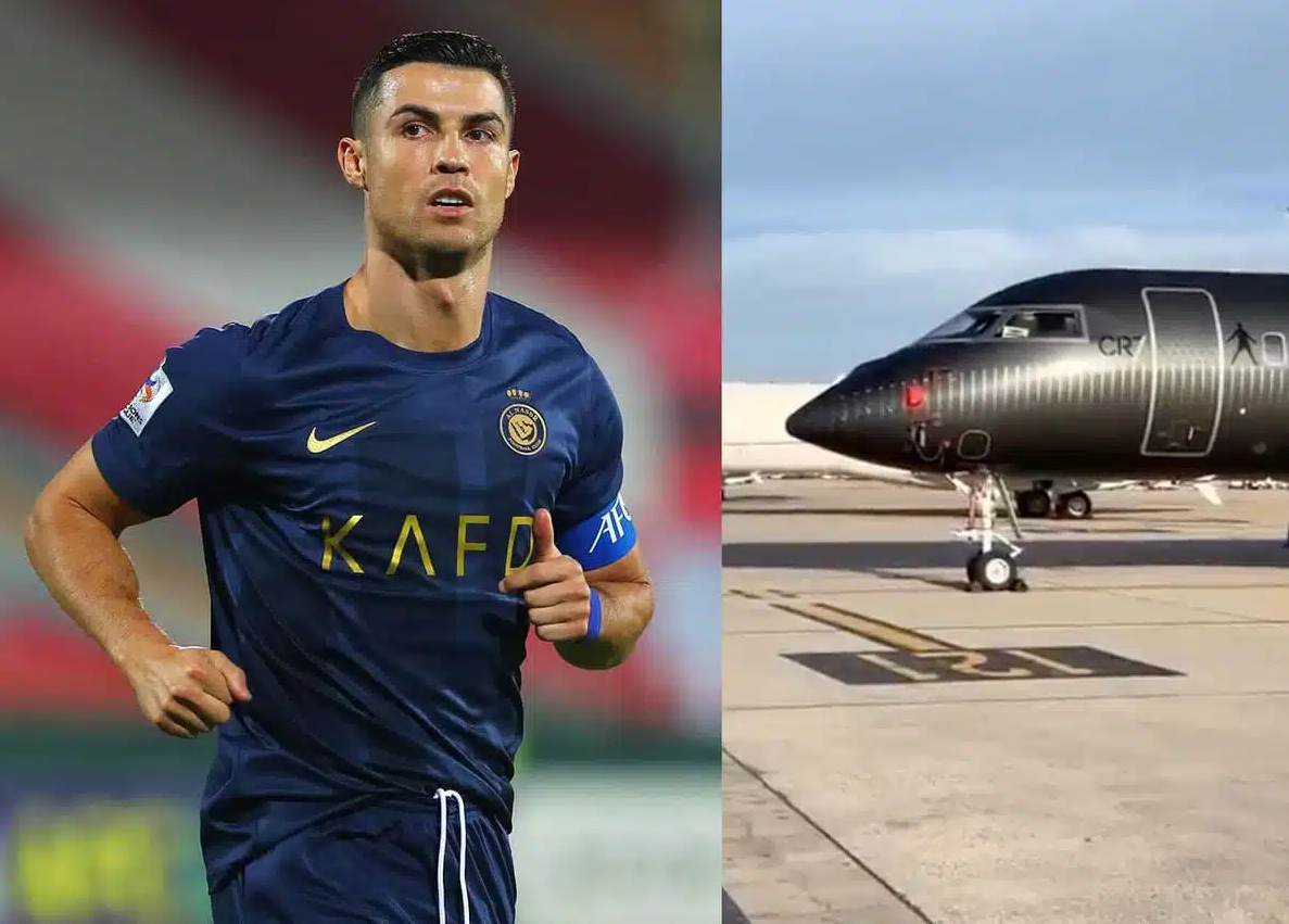 Jato de Cristiano Ronaldo deixou Arábia Saudita